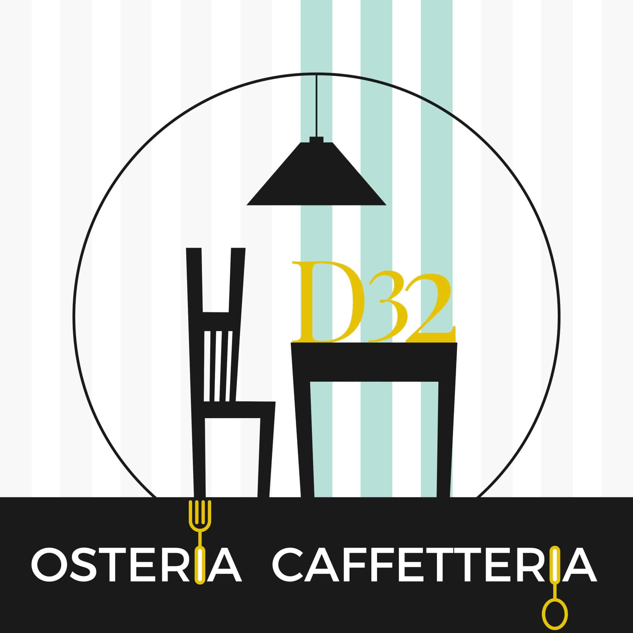 progettazione logo • D32 Osteria Caffetteria