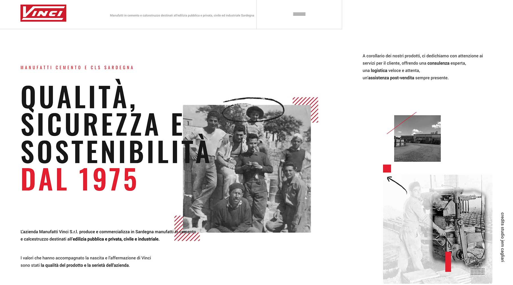 sito web • Vinci manufatti cementizi